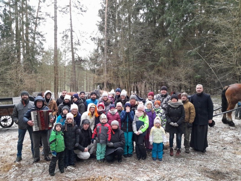 Kulig parafialny w Wasilkowie