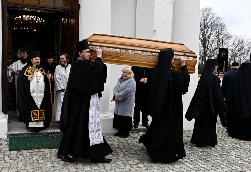 Pogrzeb hierodiakona Eulogiusza
