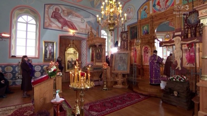 Liturgia prawosławna z cerkwi w Topilcu
