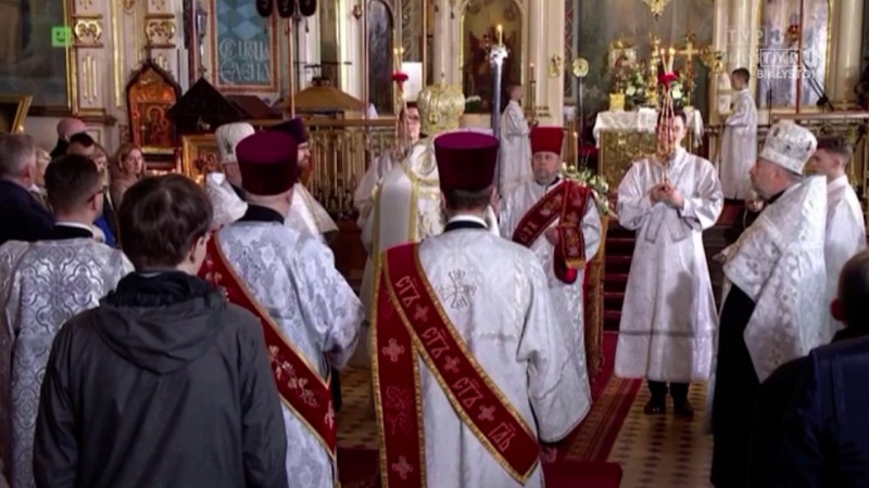 Pascha-prawosławne nabożeństwo wielkanocne