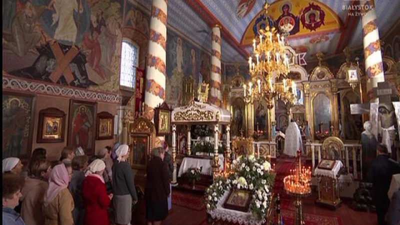 Liturgia prawosławna z cerkwi pw. NMP w Mielniku