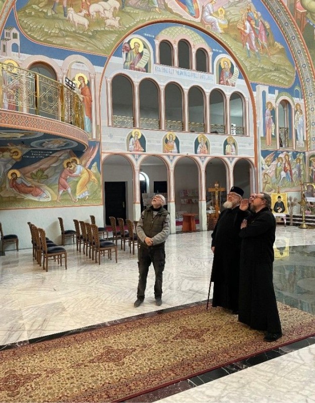 Z postępu prac wykończeniowych cerkwi Hagia Sophia