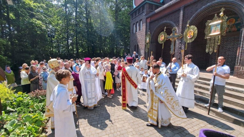 Przeniesienie relikwii św. Mikołaja w gdańskiej Katedrze