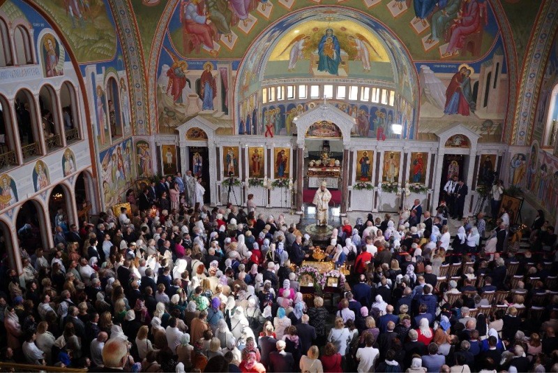 Poświęcenie stołecznej cerkwi Hagia Sophia