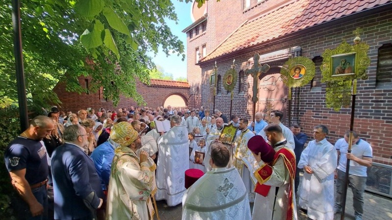 Przeniesienie relikwii św. Mikołaja w gdańskiej Katedrze