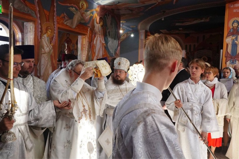 Poświęcenie stołecznej cerkwi Hagia Sophia