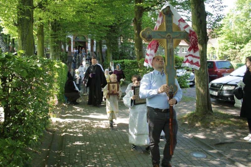 Przeniesienie relikwii św. Mikołaja w gdańskiej Katedrze