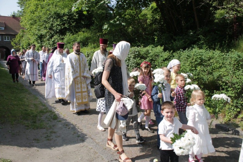 Przeniesienie relikwii św. Mikołaja w gdańskiej Katedrze