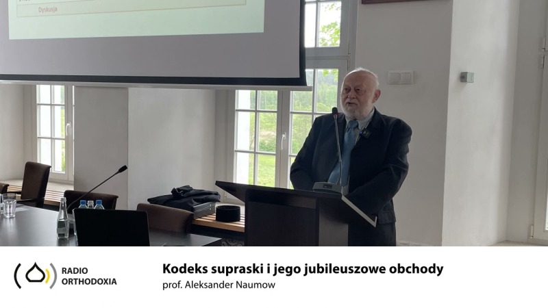 Kodeks supraski i jego jubileuszowe obchody - prof. Aleksander Naumow