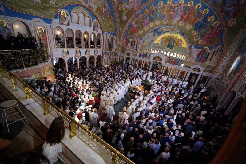 Poświęcenie stołecznej cerkwi Hagia Sophia