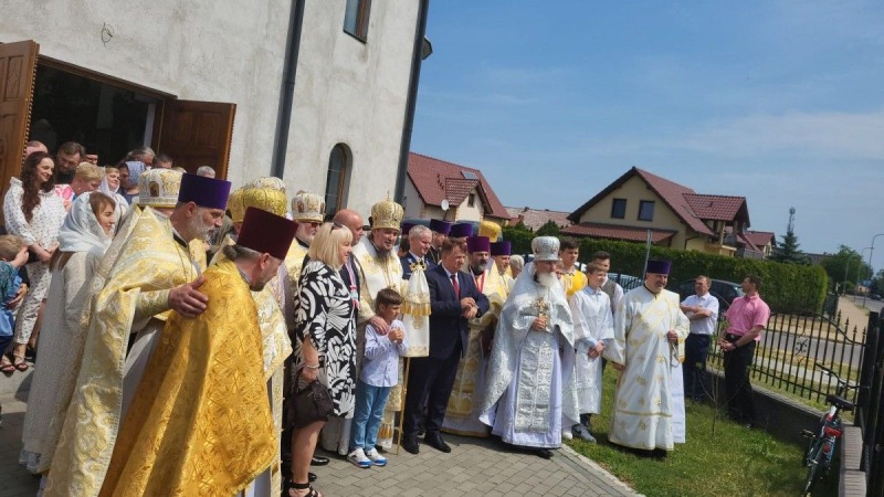 Oświęcenie Cerkwi Opieki Przenajświętszej Bogurodzicy w Słubicach