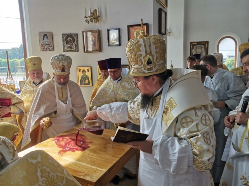 Oświęcenie Cerkwi Opieki Przenajświętszej Bogurodzicy w Słubicach