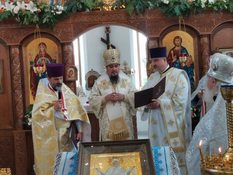 Oświęcenie Cerkwi Opieki Przenajświętszej Bogurodzicy w Słubicach