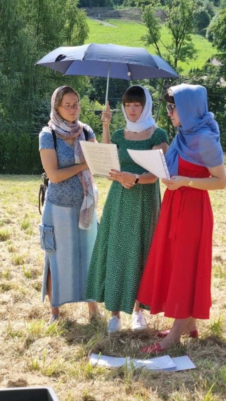Pierwsza Liturgia Święta na działce parafii w Bielsku-Białej
