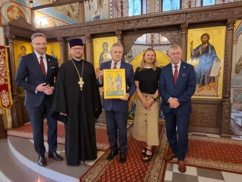 Wizyta Ministra Kultury i Dziedzictwa Narodowego w stargardzkiej cerkwi