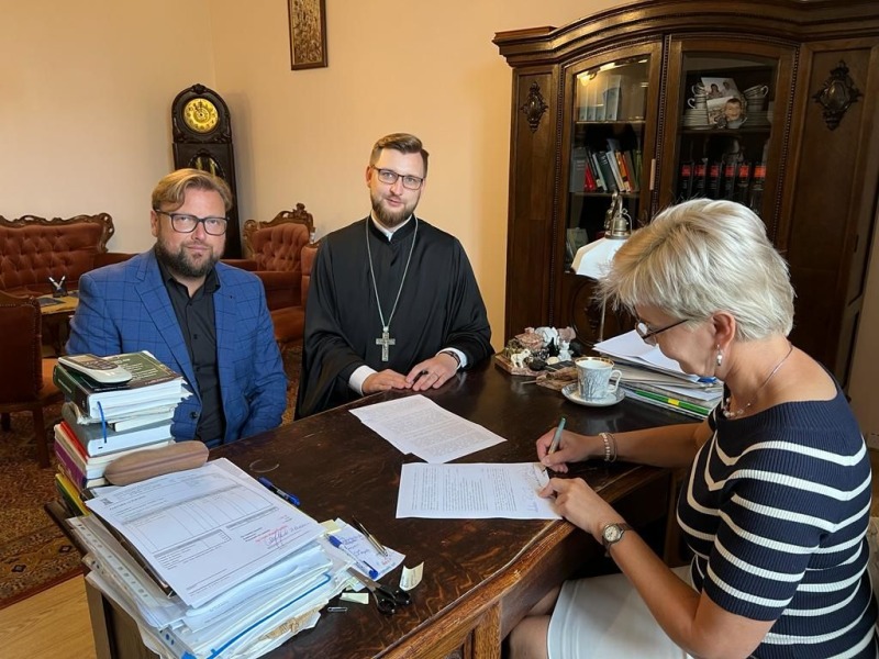 Przekazanie działki pod budowę cerkwi w Bielsku-Białej