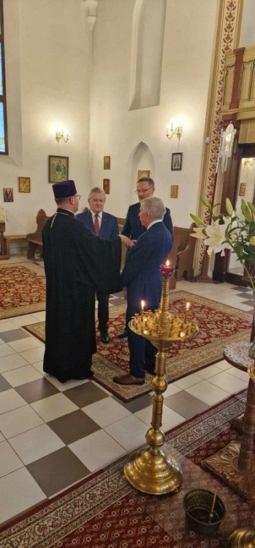 Wizyta Ministra Kultury i Dziedzictwa Narodowego w stargardzkiej cerkwi