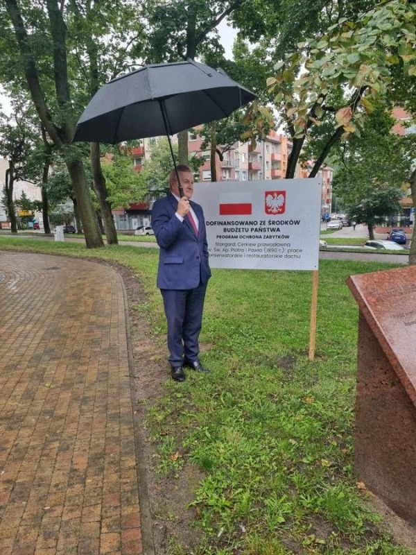 Wizyta Ministra Kultury i Dziedzictwa Narodowego w stargardzkiej cerkwi