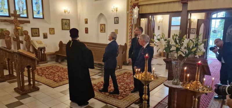 Wizyta Ministra Kultury i Dziedzictwa Narodowego w stargardzkiej cerkwi