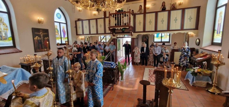 Święto ku czci Zaśnięcia Przenajświętszej Bogurodzicy w barlineckiej Cerkwi