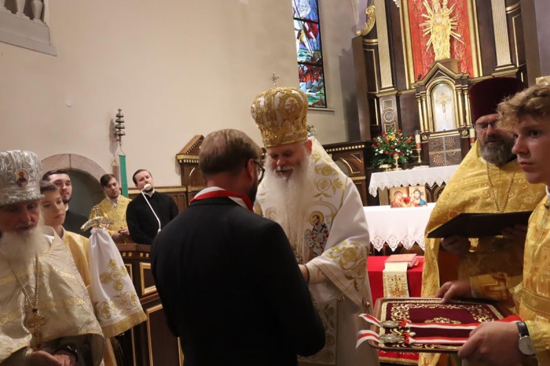 Uroczystość poświęcenia Krzyża w Bielsku-Białej