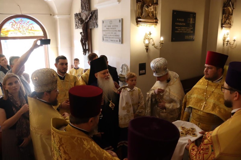 Uroczystość poświęcenia Krzyża w Bielsku-Białej