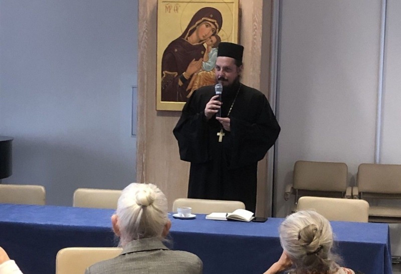 Spotkanie z ihumenem Monasteru pw. św. Dymitra Sołuńskiego