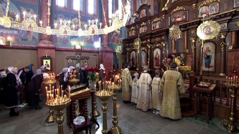 Liturgia prawosławna z cerkwi w Gdańsku