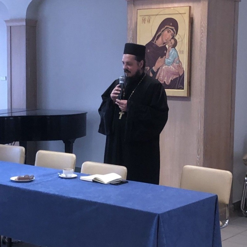 Spotkanie z ihumenem Monasteru pw. św. Dymitra Sołuńskiego