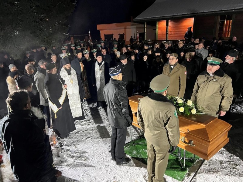 Uroczystości pogrzebowe ks. prot. płk. SG Adama Weremijewicza