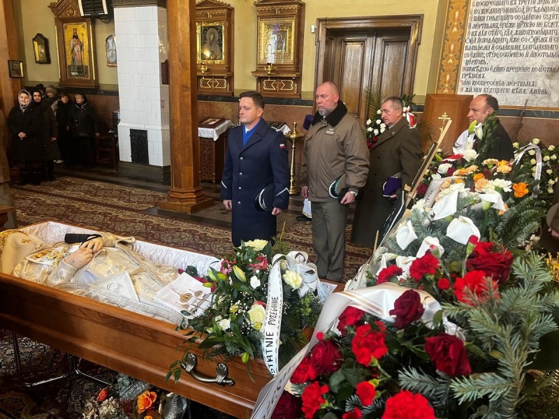 Uroczystości pogrzebowe ks. prot. płk. SG Adama Weremijewicza