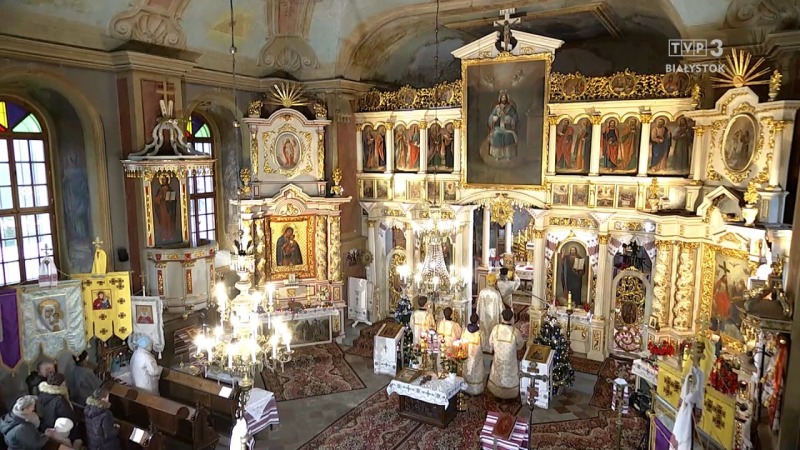 Liturgia prawosławna z cerkwi w Sanoku