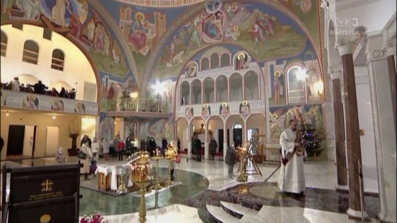 Liturgia prawosławna z cerkwi Hagia Sophia w Warszawie