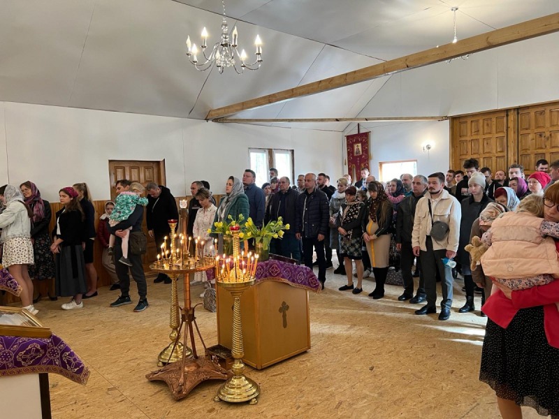 Pierwsza Liturgia Święta w tymczasowej cerkwi w Bielsku-Białej