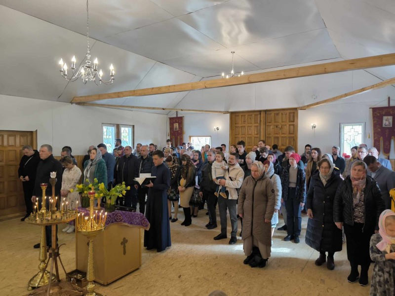 Pierwsza Liturgia Święta w tymczasowej cerkwi w Bielsku-Białej