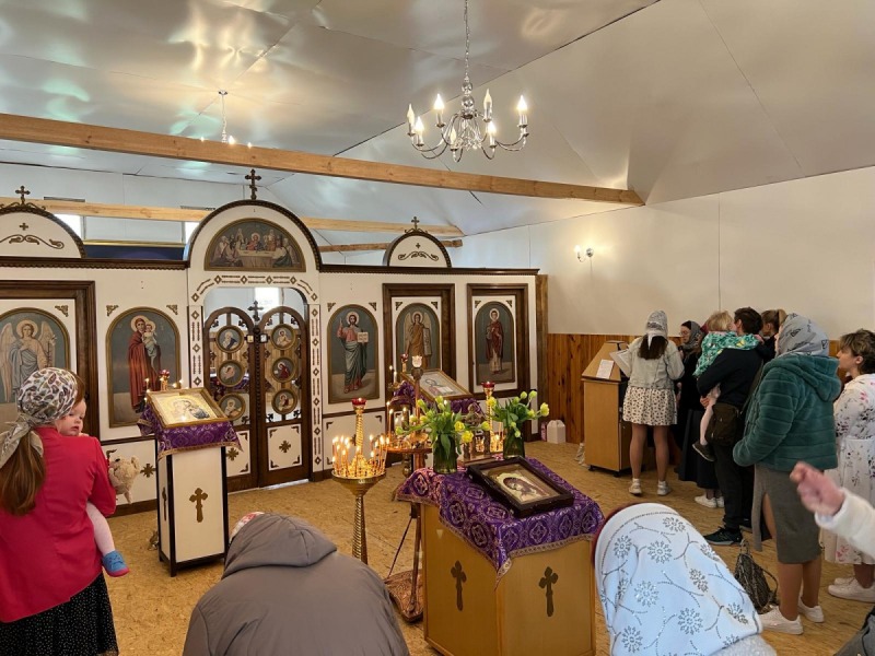 Pierwsza Liturgia Święta w tymczasowej cerkwi w Bielsku-Białej