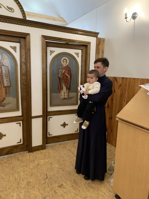 Pierwsza Liturgia Święta w tymczasowej cerkwi w Bielsku-Białej