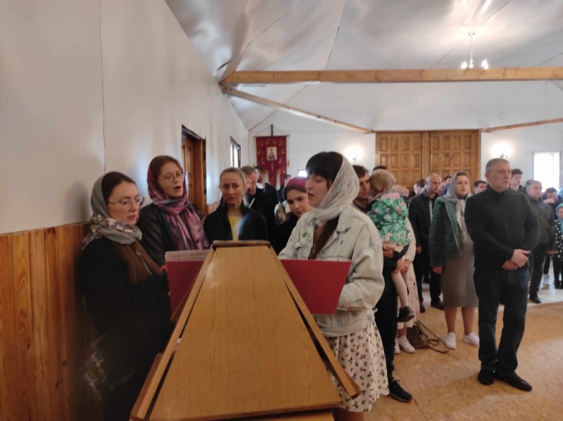 Pierwsza Liturgia Święta w tymczasowej cerkwi w Bielsku-Białej