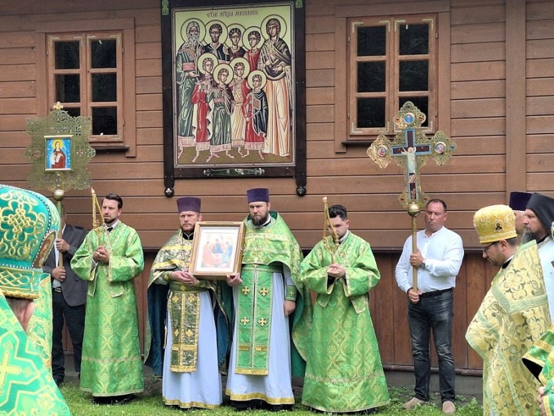 Uroczystości święta Pięćdziesiątnicy na Krynoczce