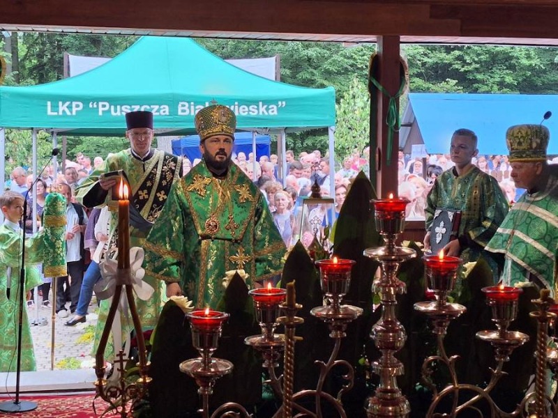 Uroczystości święta Pięćdziesiątnicy na Krynoczce
