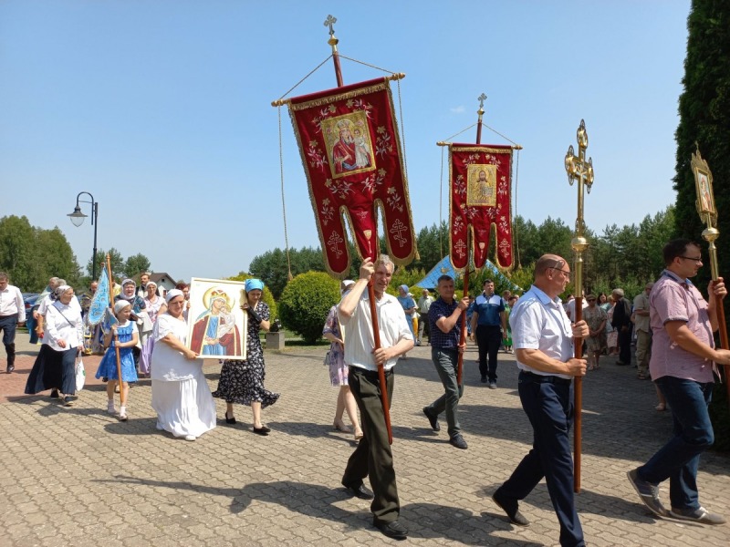 Pielgrzymka Bractwa Trzech Świętych Hierarchów do Boratyńca Ruskiego