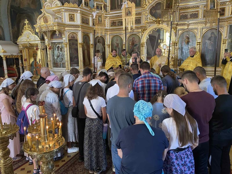 XXXII Piesza Pielgrzymka na św. Górę Grabarkę Diecezji Lubelsko-Chełmskiej wyruszyła z Monasteru św. Onufrego w Jabłeczn
