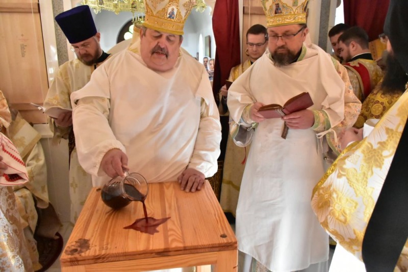 Poświęcenia cerkwi św. Paraskiewy w turkowickim monasterze