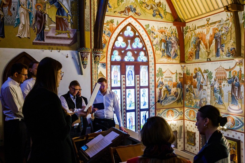Poświęcenie malowideł w Stargardzie