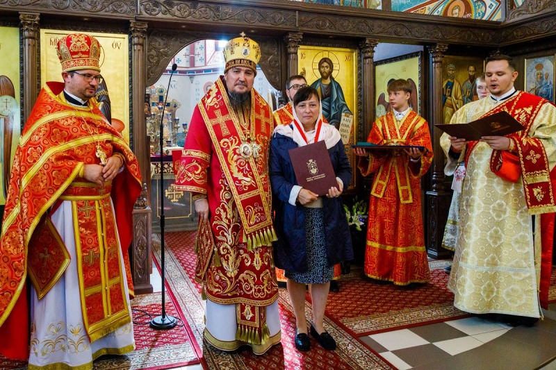 Poświęcenie malowideł w Stargardzie