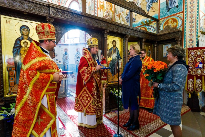 Poświęcenie malowideł w Stargardzie