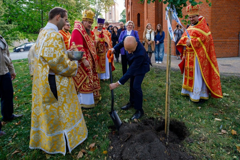 Poświęcenie malowideł w Stargardzie