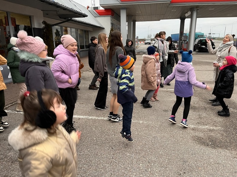 Wyjazd Chóru Dziecięcego Parafii św. Trójcy w Hajnówce do Warszawy
