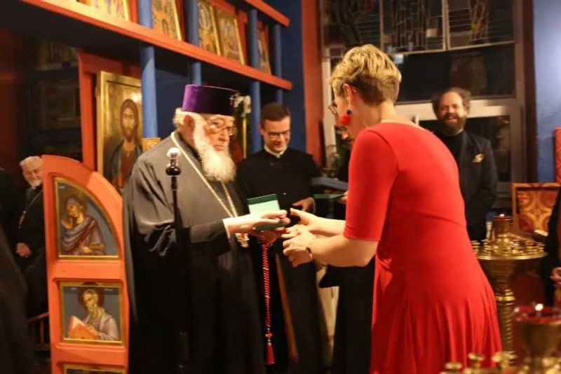 Uroczystości w kaplicy św. Grzegorza Peradze w Warszawie