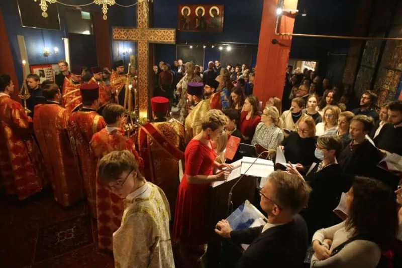 Uroczystości w kaplicy św. Grzegorza Peradze w Warszawie